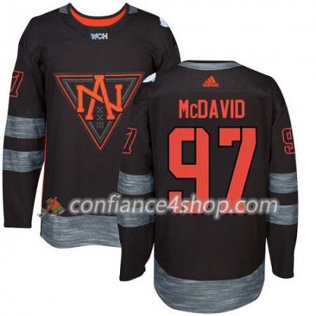 Adidas Maillot de Hockey Amérique du Nord Connor McDavid 97 Coupe du monde de hockey sur glace 2016 Noir Premier - Homme